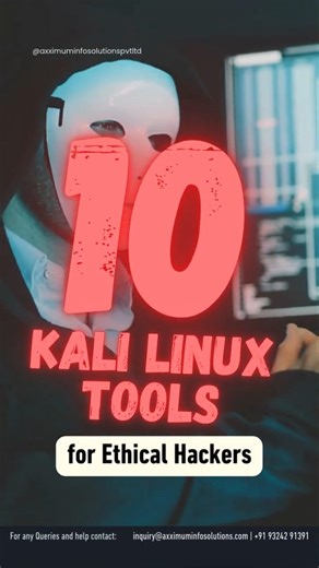 Top 10 Kali Linux Tools for Ethical Hackers #kalilinuxtools #ethicalhacker #cybersecurity