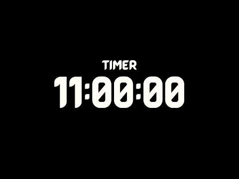 11 Hour Countdown Timer ⏰ | No Music
