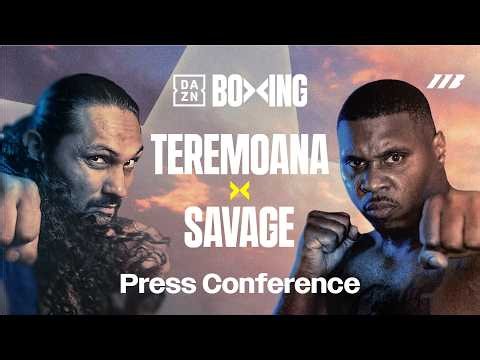 TEREMOANA TEREMOANA VS. DEANDRE SAVAGE PRESS CONFERENCE LIVESTREAM