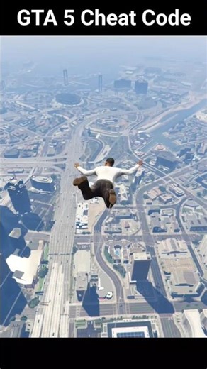 GTA 5 Flying Cheat Code | GamePlay | #shorts #gta #gtav #gta5 #gta5funnygameplay