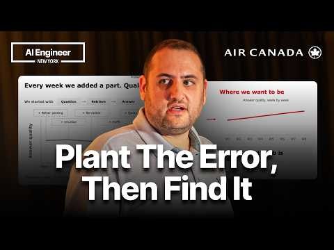 How to Test AI Agents When No Benchmark Exists — Nathanael Weill, Air Canada