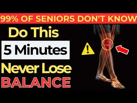Over 70? 5 Minutes a Day to Never Lose Balance | Leg Strengthening Exercises for Seniors