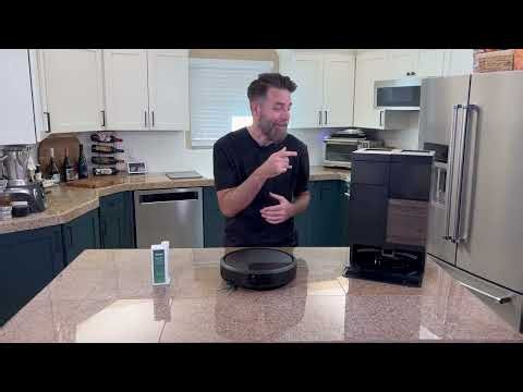 Let's meet the Roomba® Plus 575 Combo Robot + AutoWash™ Dock.