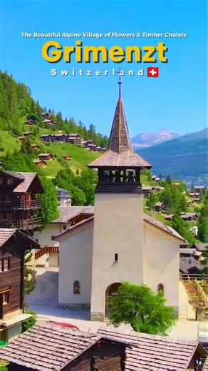 🇨🇭 Grimentz, Switzerland | The Beautiful Alpine Village of Flowers & Timber Chalets #swissalps
