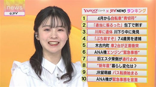 Yahoo!ニュース×STV札幌テレビ バズっているのは? 話題のニュースをランキング形式で紹介! 4月2日放送