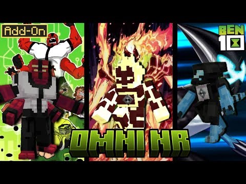 Omni NR BEST Ben 10 ADDON for Minecraft bedrock | MCPE 1.26+