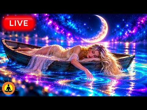 🔴 LUCID LIQUID DREAMING | Deep Sleep Music LIVE • Magical Moonlight, Stress Relief & Peaceful Dreams