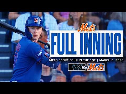 Mets Explode for 4 Runs in the 1st Inning | FULL INNING