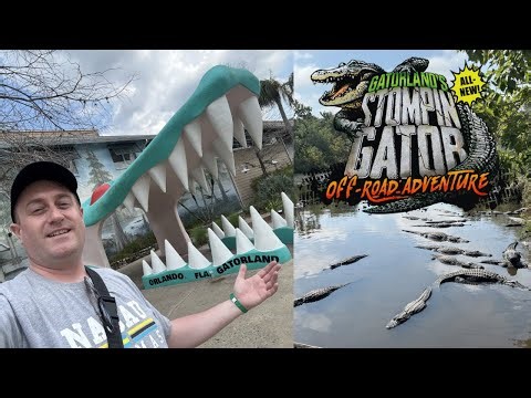 JAWsome Day at Gatorland Orlando Florida! Stompin’ Gator Off-Road Adventure & Express Train Ride