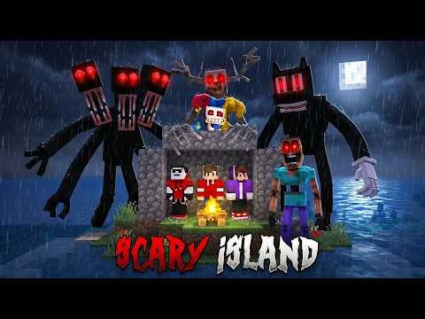 Horror Mods ATTACKED Us on Scary Island in Minecraft ft @Likez_playz @FunnmedyGaming