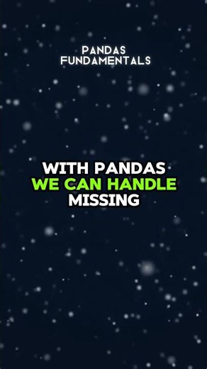 Pandas Fundamentals #machinelearning #python #cs