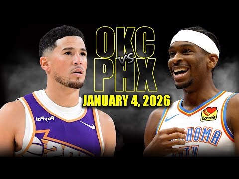 Oklahoma City Thunder vs Phoenix Suns Full Game Highlights – January 4, 2026 | NBA Season
