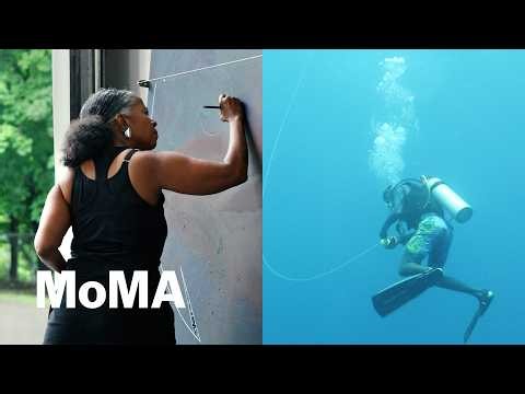 The artist who scuba dives to paint