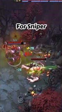 A Sniper and his pet #gaming #dota2 #dota2shorts #dota2highlights #dota2memes #dotawtf