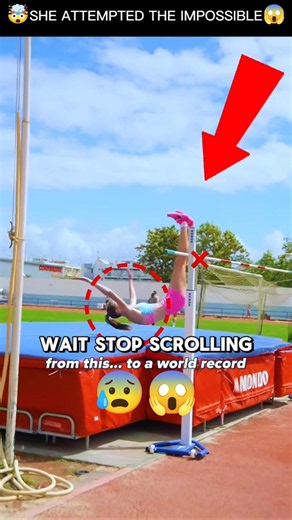 ​INSANE HIGH JUMP | WORLD RECORD🏆🔥 #redbull #highjump #worldrecord #viralshorts