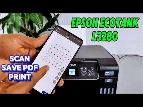 How To Scan Documents To Phone With Epson ECOTANK L3280 & Print Double-Sided