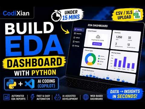Build a Full EDA Dashboard & APP with Python + Vibe Coding under 15 Minutes