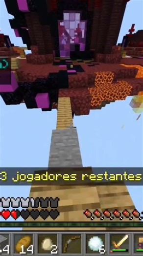 luta no skywars #minecraft