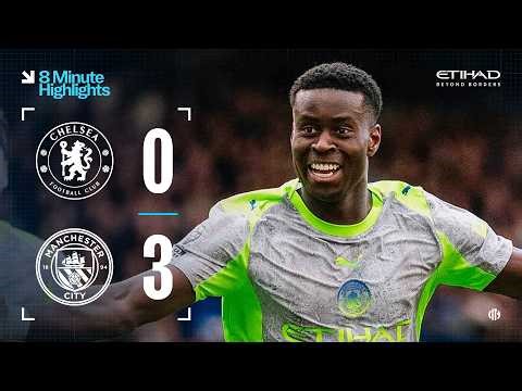 Extended Highlights | Chelsea 0-3 Man City | Gap reduced at top of Premier League table