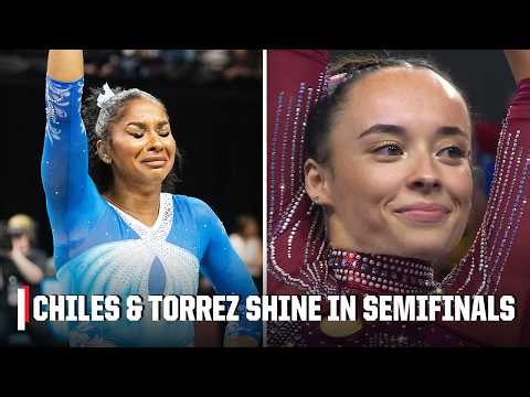 Jordan Chiles wins Floor, Faith Torrez takes All-Around in NCAA Semifinal | ESPN College Gymnastics