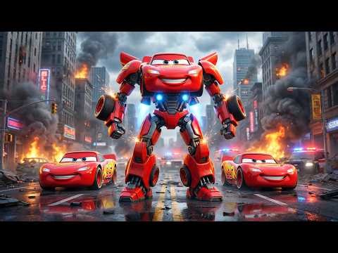 Alien Abduction Backfires! 👽🚨 Robot McQueen Fights Back 🤖⚡ | Ultimate Rescue Battle 🏁