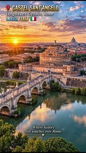 Castel Sant’Angelo 🇮🇹 | Rome’s Majestic Fortress by the Tiber