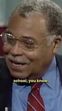 The teacher who saved his voice with poetry with James Earl Jones 1993