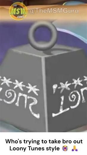 Who's trying to take bro out Loony Tunes style 😭 🙏 | The MSM Guru