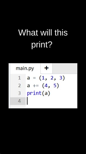Python Interview Question🔥What Will This Print? Tuple+=Trap Explained #muskernel #techshorts #python