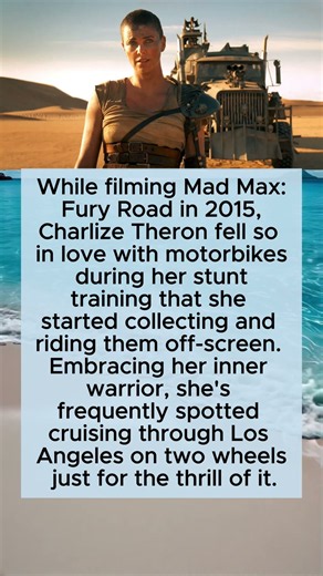Charlize Theron’s Real-Life Warrior Spirit | From Mad Max Stunts to Motorbikes