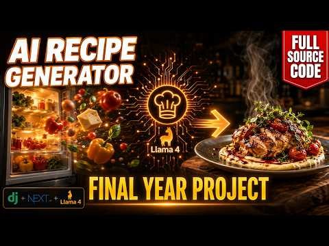 Turn Your Fridge Into Recipes | AI Recipe Generator Final Year Project | Django + Next.js + Llama 4