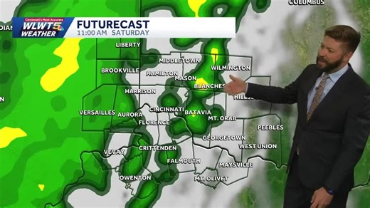 Timeline: Showers & storms before temperatures drop