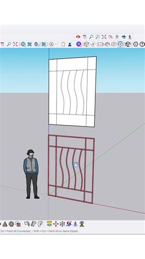 Sketchup pro tips to convert line to tube Sketchup tutorial Sketchup tips Line to tube plugin #3d #render #elevation #architecture #building #sketchup #BuildingStructures #floorplan #sketchuptutorial @topfans | Vray sketchup guru