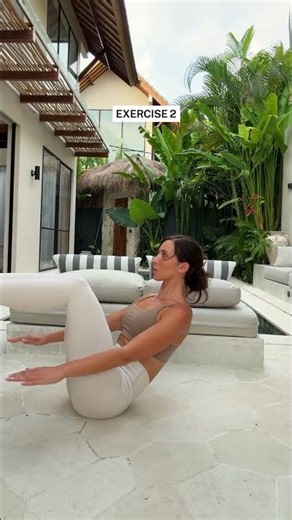 Ready to fire up your core? Try this Pilates workout with me 💪🏼 #abs #core #workout @LillySabri