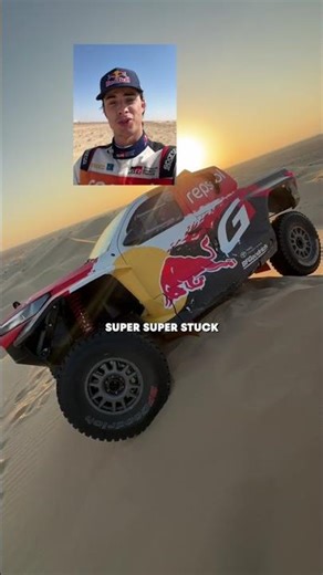 Sand trap unlocked 🏜️😅 #dakar2026