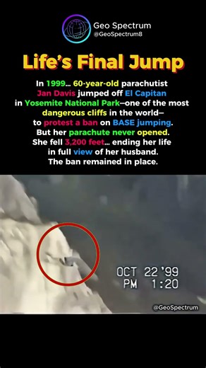 BASE Jump to Death #HistoryShorts #DarkHistory #ViralShorts #Shorts #newinfo #didyouknow #jandavis