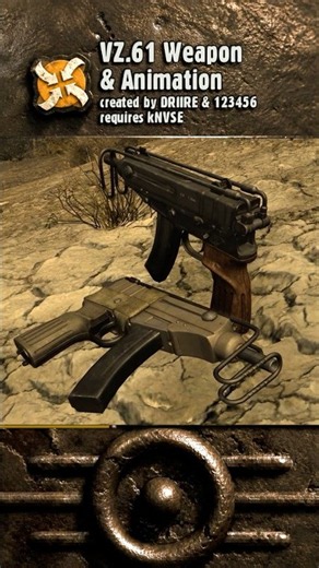 The animations on this SMG are crazy! #FalloutNewVegas #FalloutNewVegasMods
