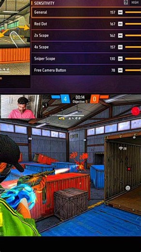 free fire headshot setting 2026 ⚡ best sensitivity settings ⚙️| sensitivity + hud settings free fire