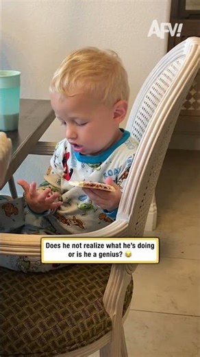 Does he not realize what he's doing or is he a genius? 😂