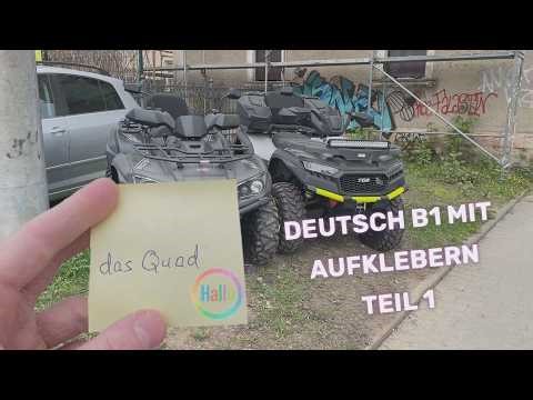 Deutsch B1 mit Stickern / AUFKLEBERNTEIL Teil 1 | Deutsch Lernen Täglich