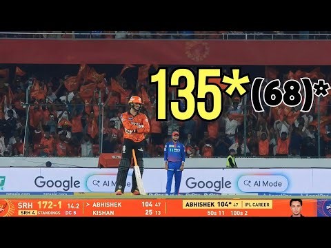 Abhishek Sharma batting Yesterday IPL Match Highlights 2026,Yesterday match highlights,SRH vs DC