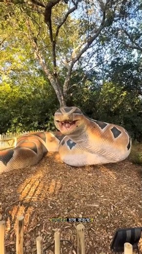 Why are farmers BREEDING giant pythons on massive high-tech farms?#facts #trending #ytshorts