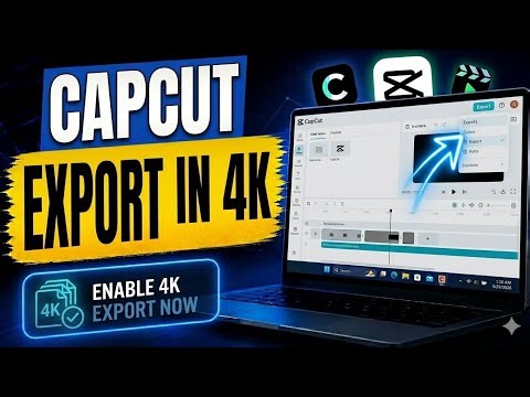 How to Export Videos in 4K quality on CapCut PC