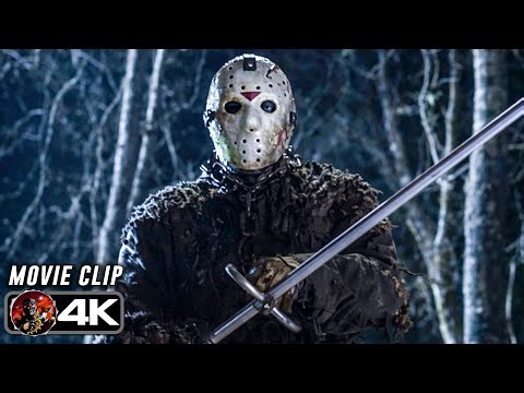 FRIDAY THE 13TH PART VII: THE NEW BLOOD | Death by Brush Cutter (1988) Movie CLIP 4K