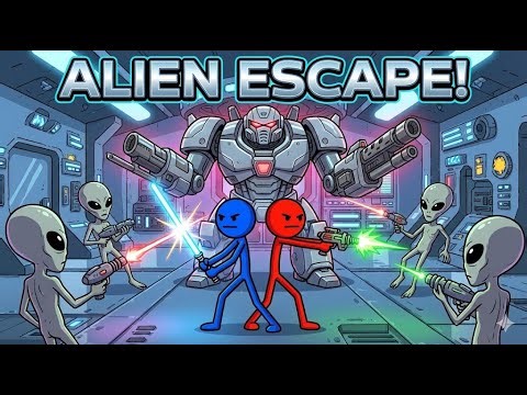 TRAPPED In An Alien UFO! (Space Escape) 👽🚀