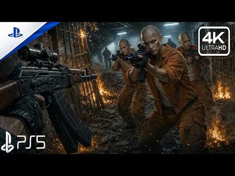 (PS5) PRISON BREAK 10 | IMMERSIVE Realistic ULTRA Graphics Tactical Gameplay [4K 60FPS HDR] MW