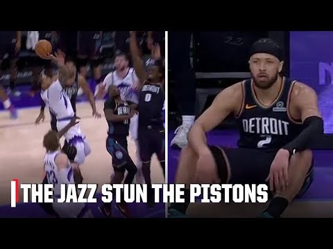 KEYONTE GEORGE GAME WINNER 🚨 Utah Jazz STUN Detroit Pistons | NBA on ESPN