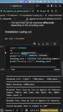 Tokenizer Explained - Encode & Decode Text for LLMs #agenticai #openai #aidevelopment