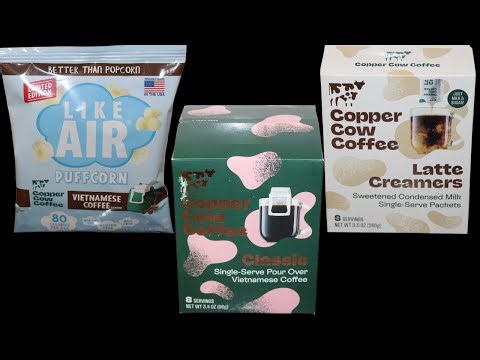 Like Air Puffcorn Vietnamese Coffee, Copper Cow Coffee: Classic Coffee & Latte Creamers