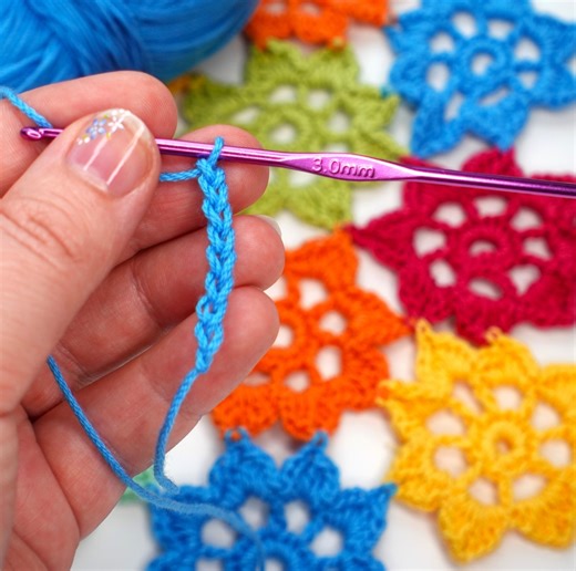 Easy Crochet Flowers Blanket for Beginners | Crochet&Knitting by marifu6a